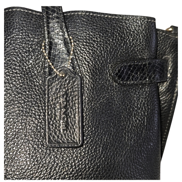 Coach (CH187) Hanna Carryall Tote Bag + Coach Medium Zip Around Wallet-EUC - Picture 10 of 17